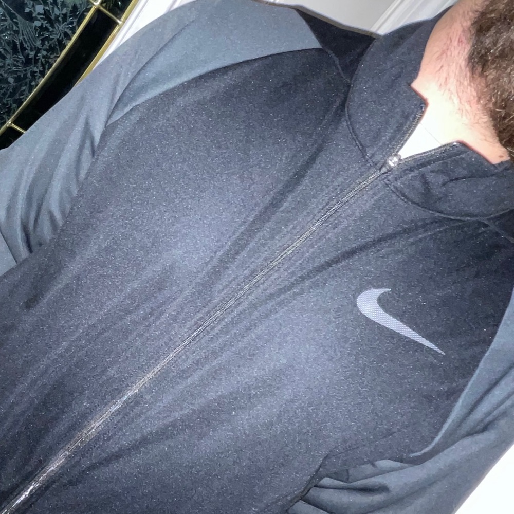 Men’s Grey/Black Large Running thermal